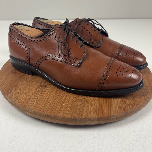 Allen Edmonds “Sanford” Walnut Cap Toe Men’s Oxfords
